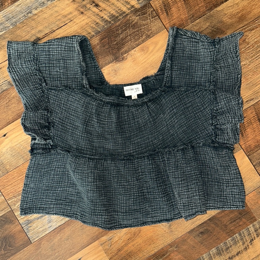 before you boutique brand square neck relaxed fit top